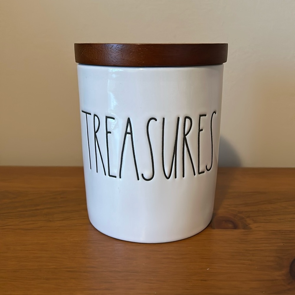 Rae Dunn ‘Treasures’ Storage Jar